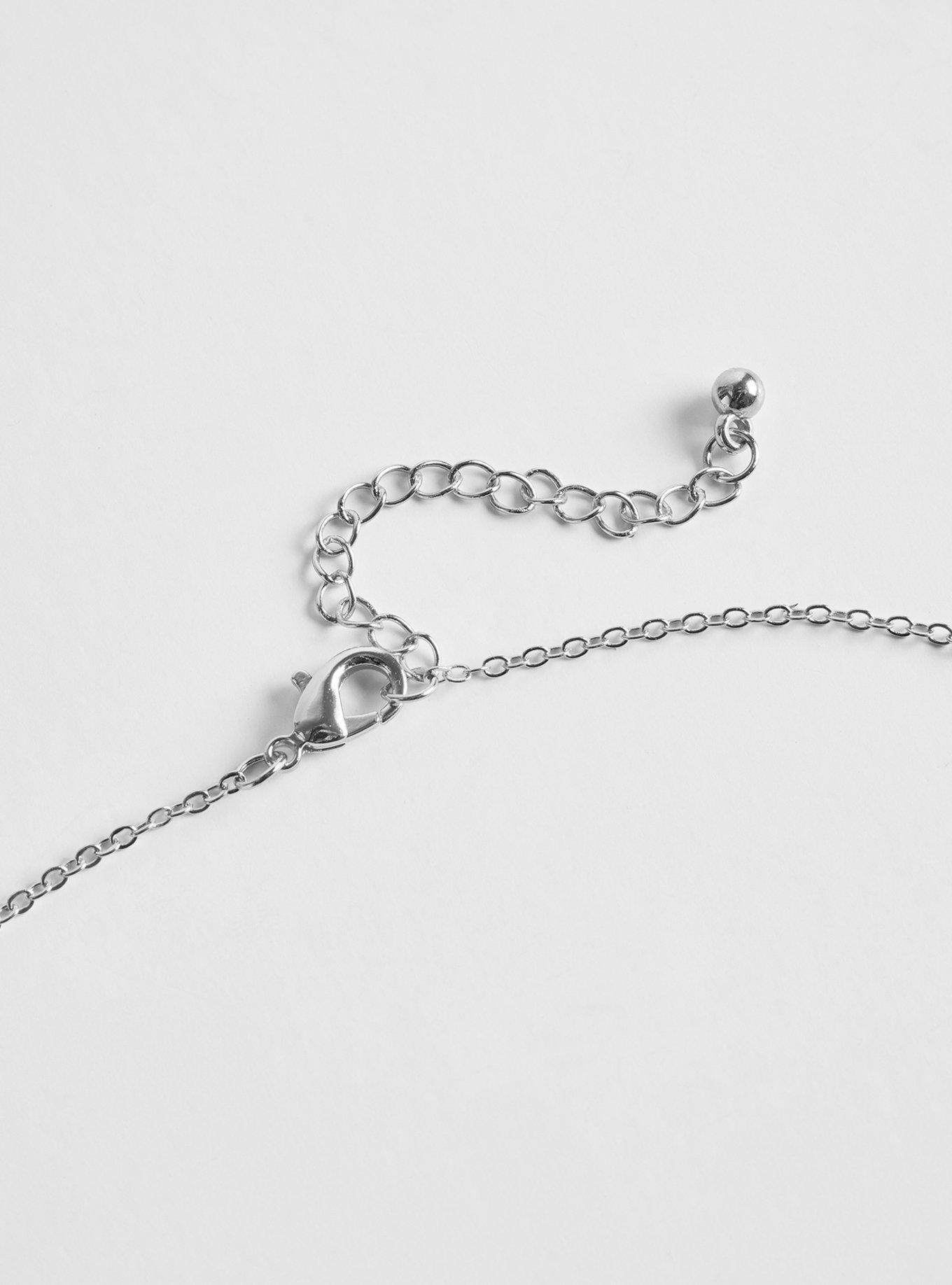 Heart Pendant & Stud Set, SILVER, alternate