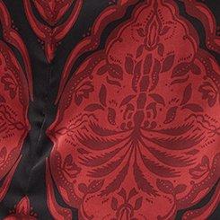 Studio Satin Mini Dress, PALM MEDALLION BLACK, swatch