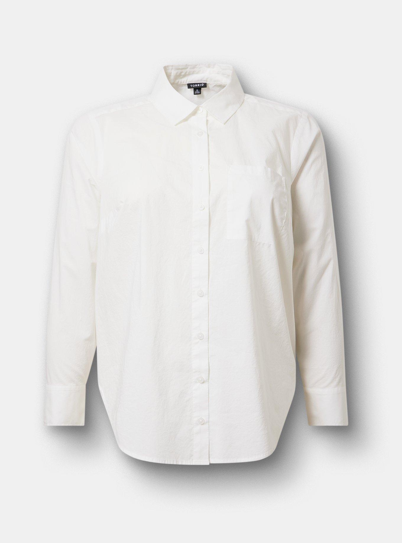 Relaxed Cotton Button-Up Shirt