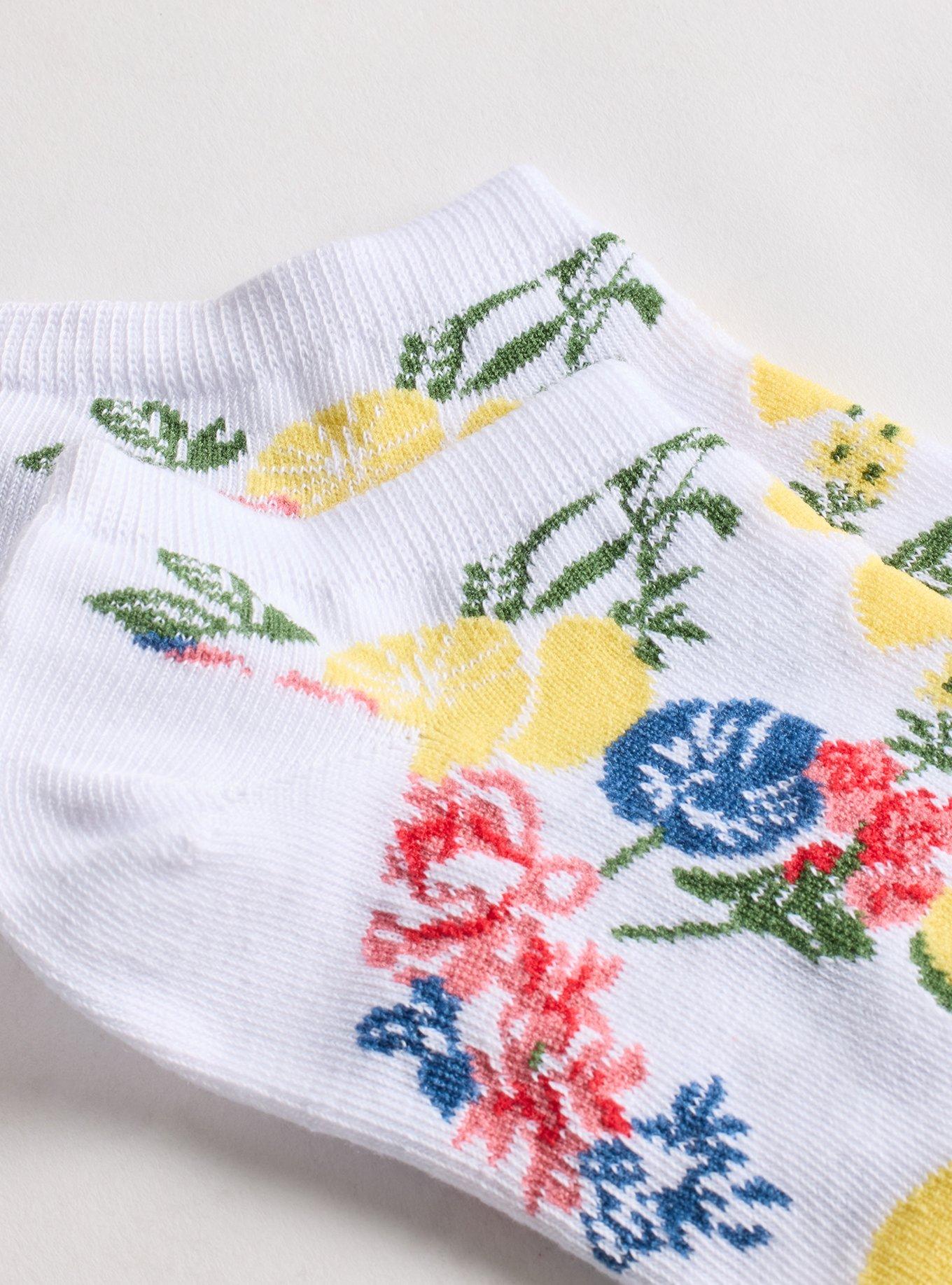 5-Pack Low-Cut Socks, LEMON, alternate