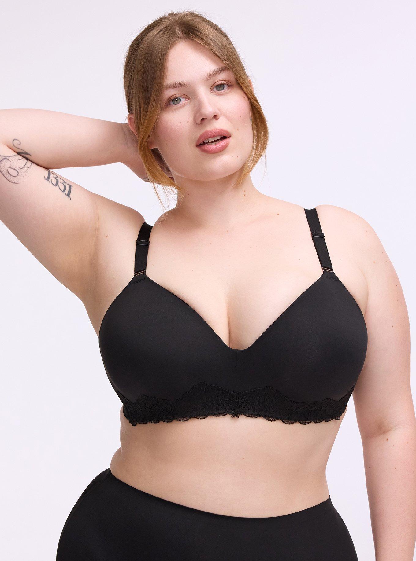 Cloud Wire-Free Push Up Smooth Bra, RICH BLACK, hi-res