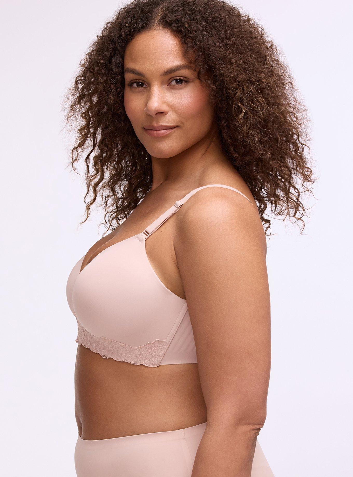 Cloud Wire-Free Push Up Smooth Bra, ROSE DUST, alternate