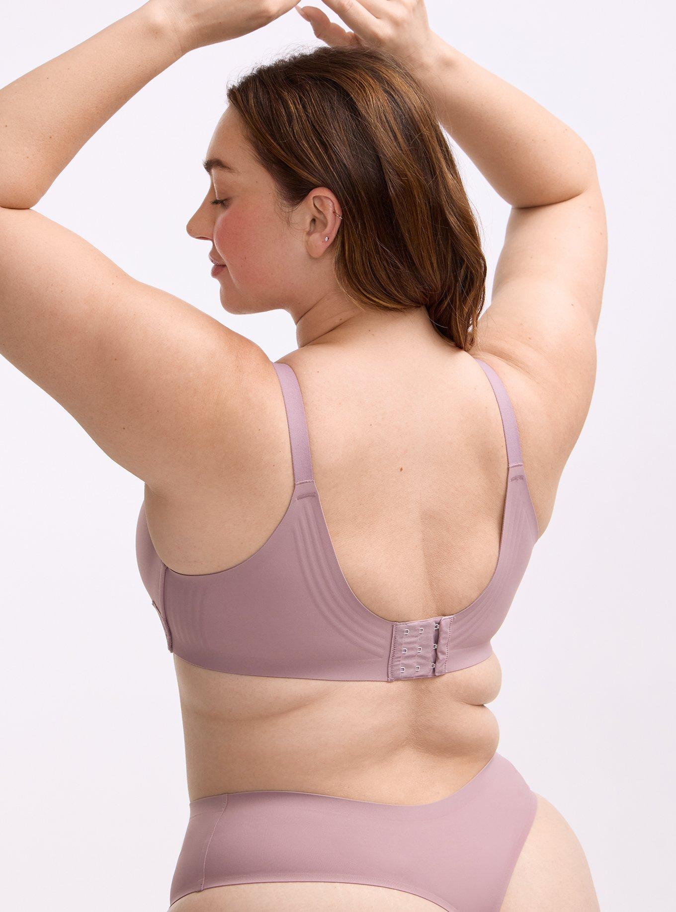 Plus Size Cloud Wire-Free Push-Up Smooth Bra, TOADSTOOL, alternate