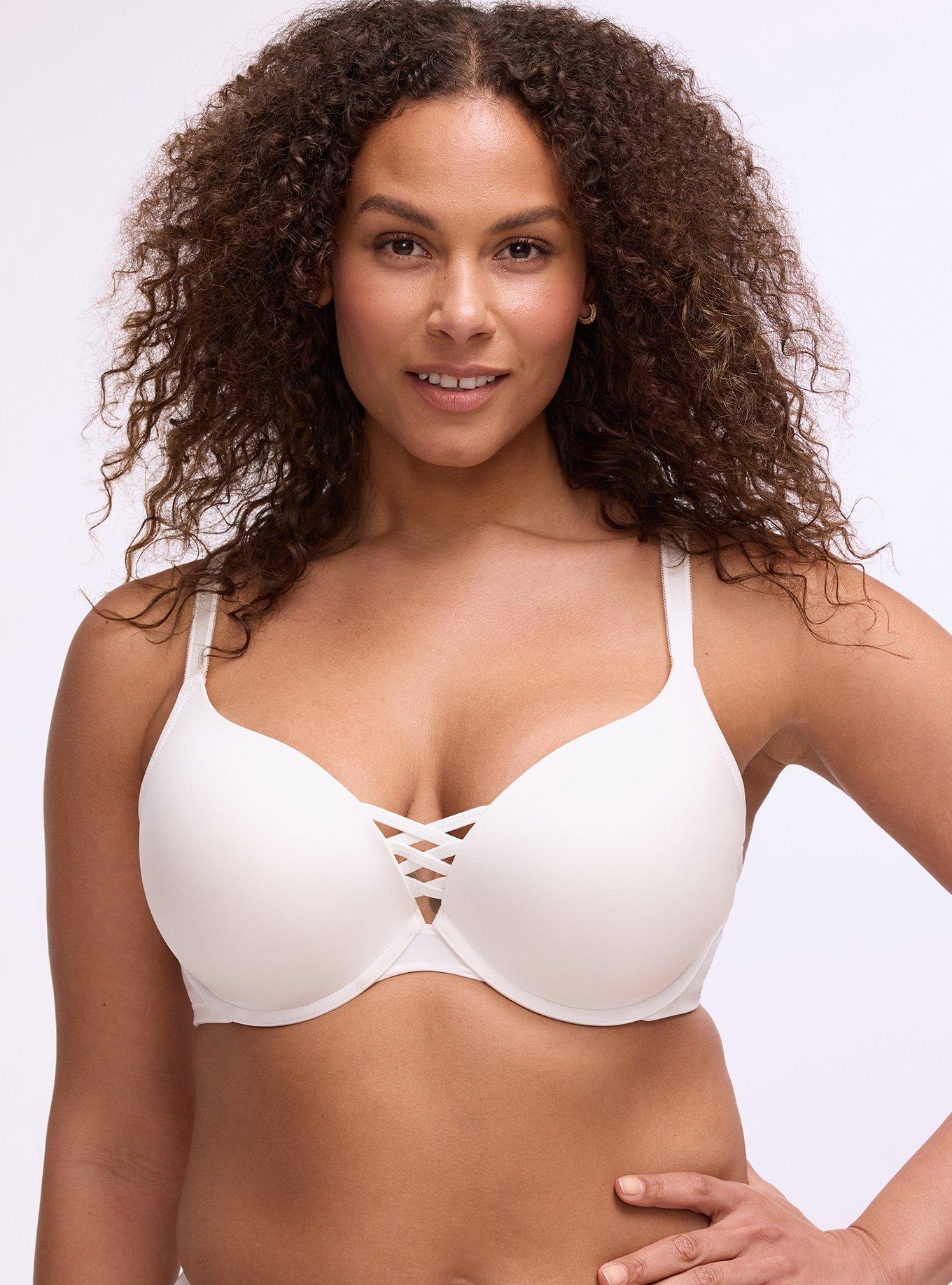 XO Plunge Push-Up Smooth Bra, CLOUD DANCER, hi-res
