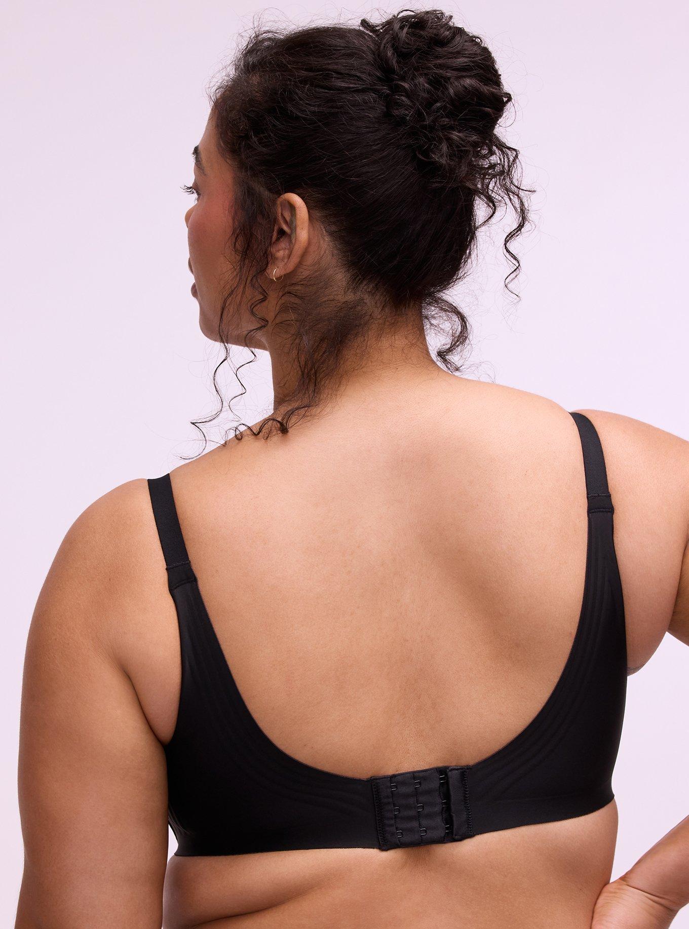 Cloud Wire-Free Lightly Lined Smooth Bra, RICH BLACK, alternate