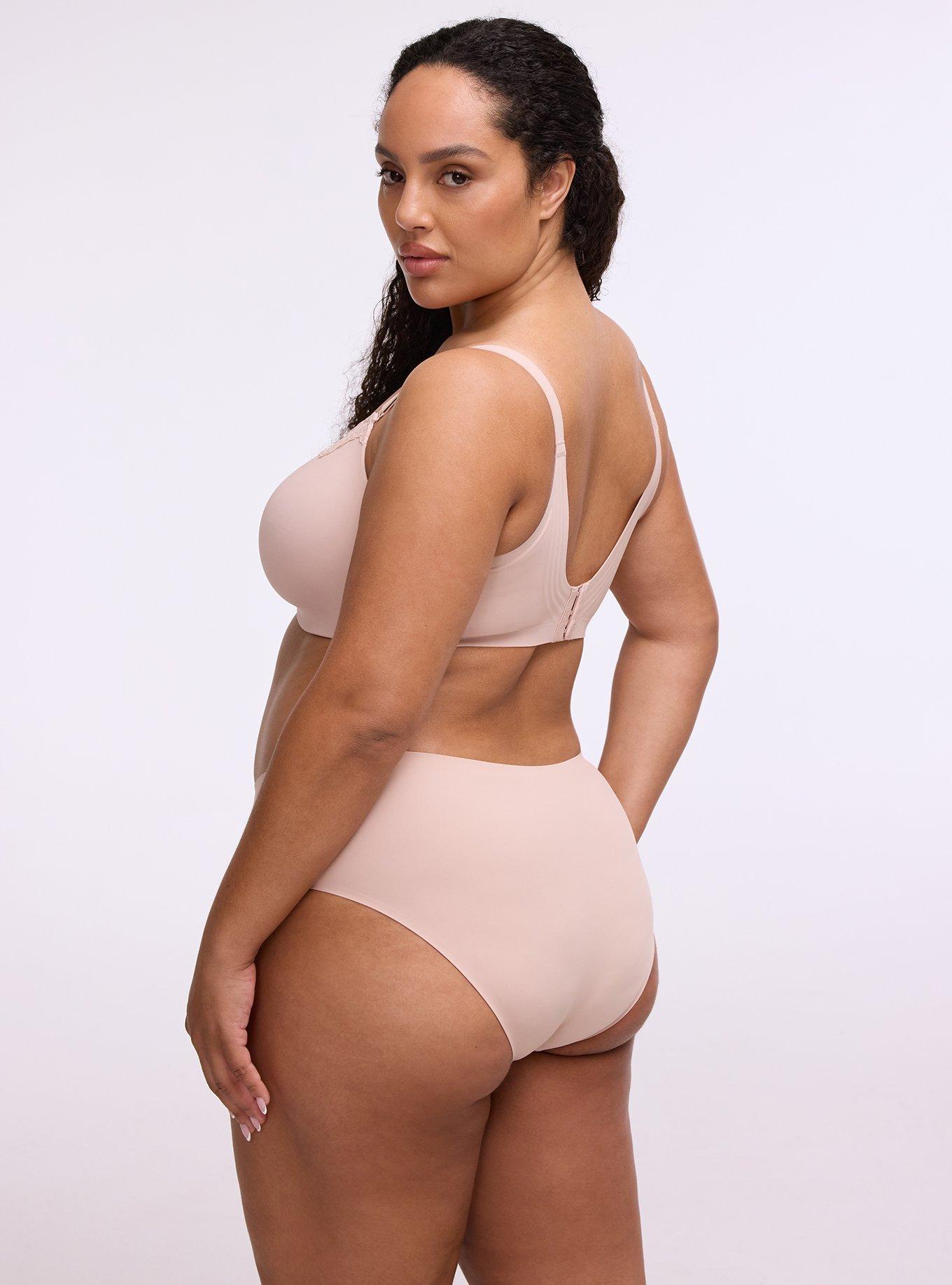 Cloud Wire-Free Lightly Lined Smooth Bra, ROSE DUST, alternate