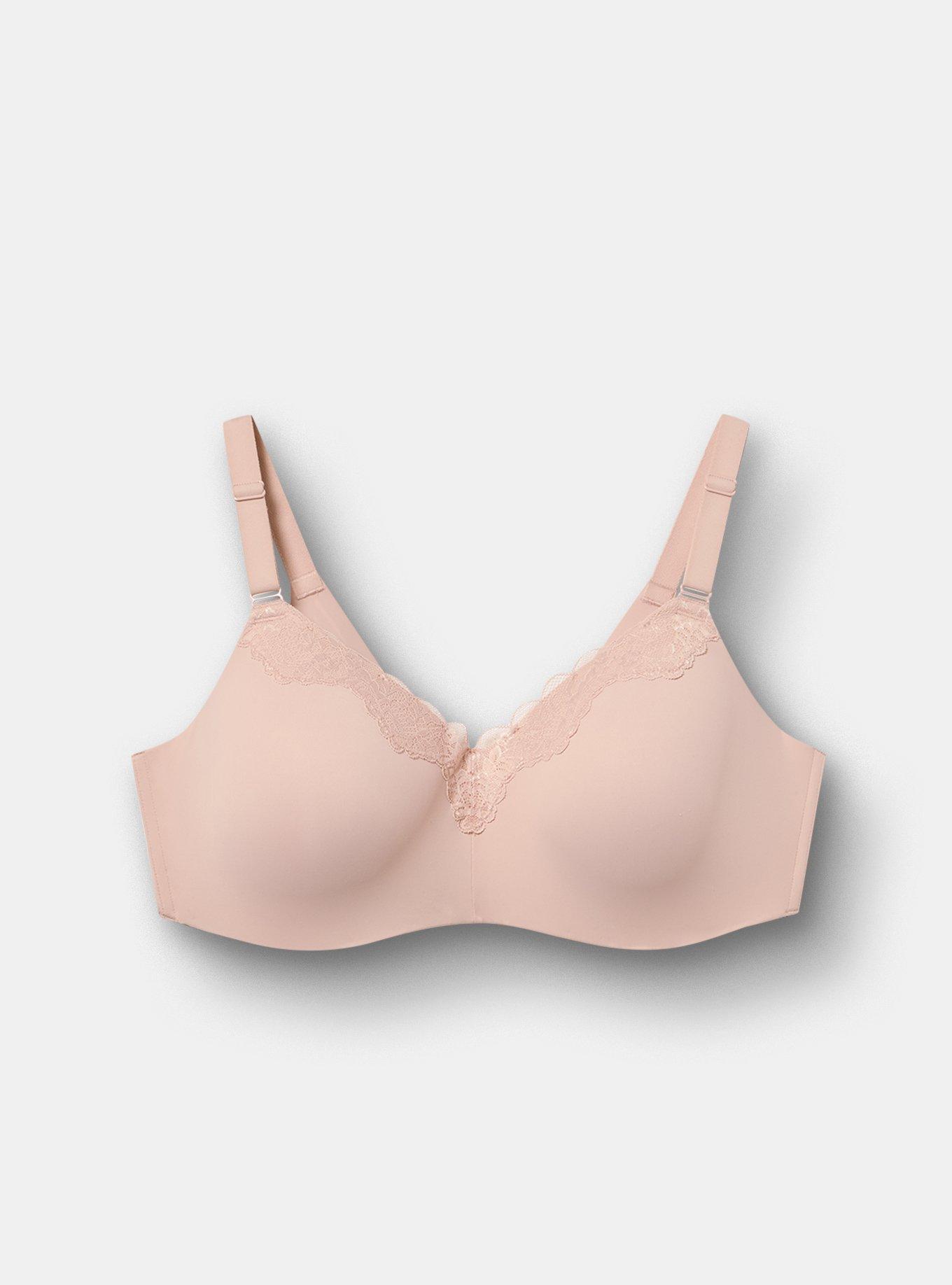 Cloud Wire-Free Lightly Lined Smooth Bra, ROSE DUST, hi-res