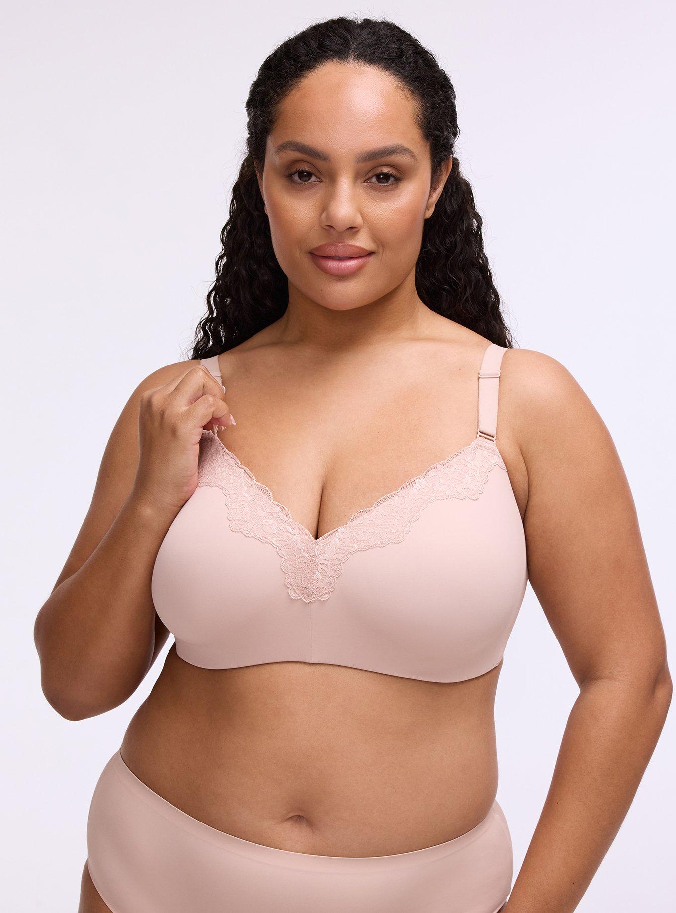 Cloud Wire-Free Lightly Lined Smooth Bra, ROSE DUST, hi-res
