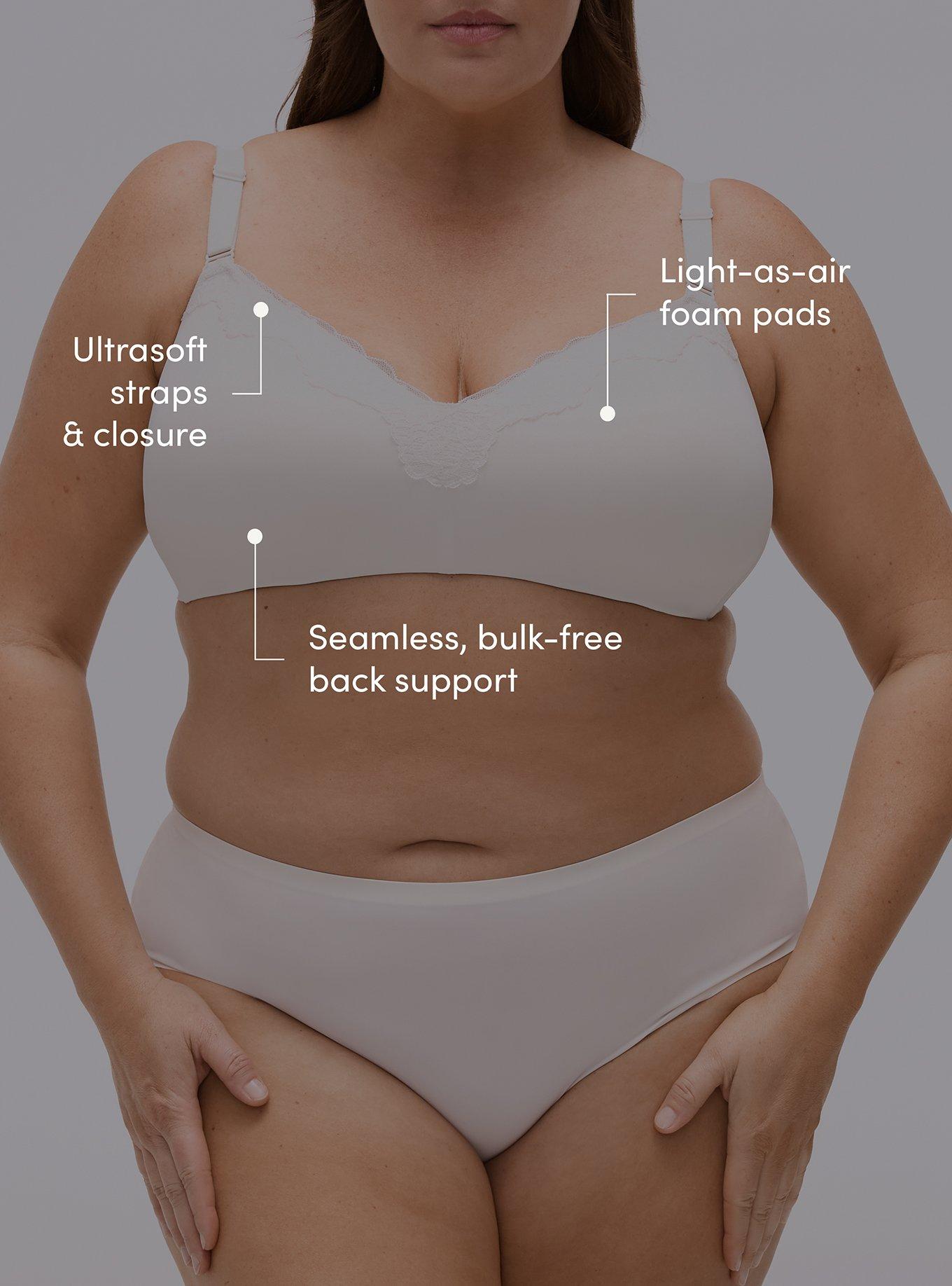 Cloud Wire-Free Lightly Lined Smooth Bra, CLOUD DANCER, alternate