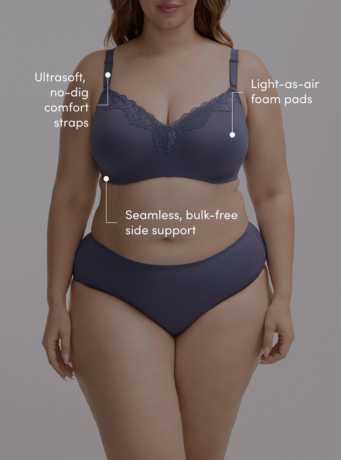 Cloud Wire-Free Lightly Lined Smooth Bra, NIGHTSHADOW BLUE, alternate