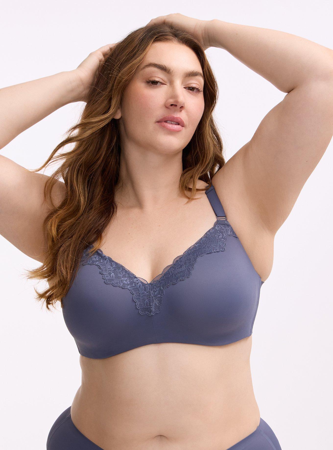 Cloud Wire-Free Lightly Lined Smooth Bra, NIGHTSHADOW BLUE, hi-res