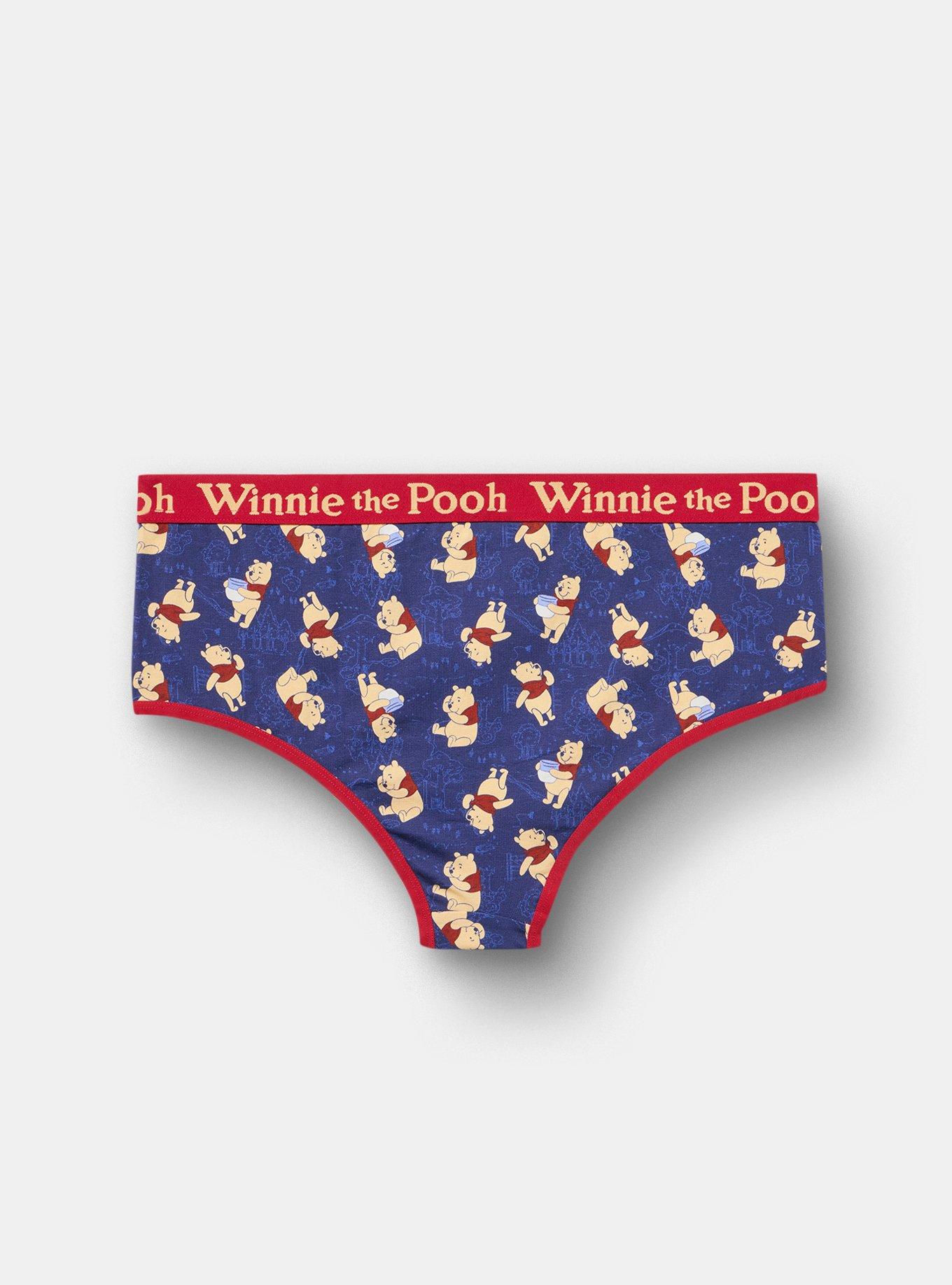 Winnie-The-Pooh Mid-Rise Cotton Cheeky Panty, MULTI, alternate