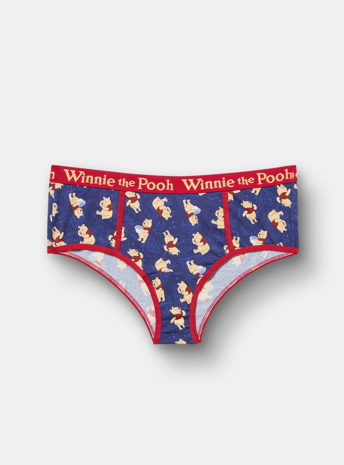 Winnie-The-Pooh Mid-Rise Cotton Cheeky Panty, MULTI, hi-res