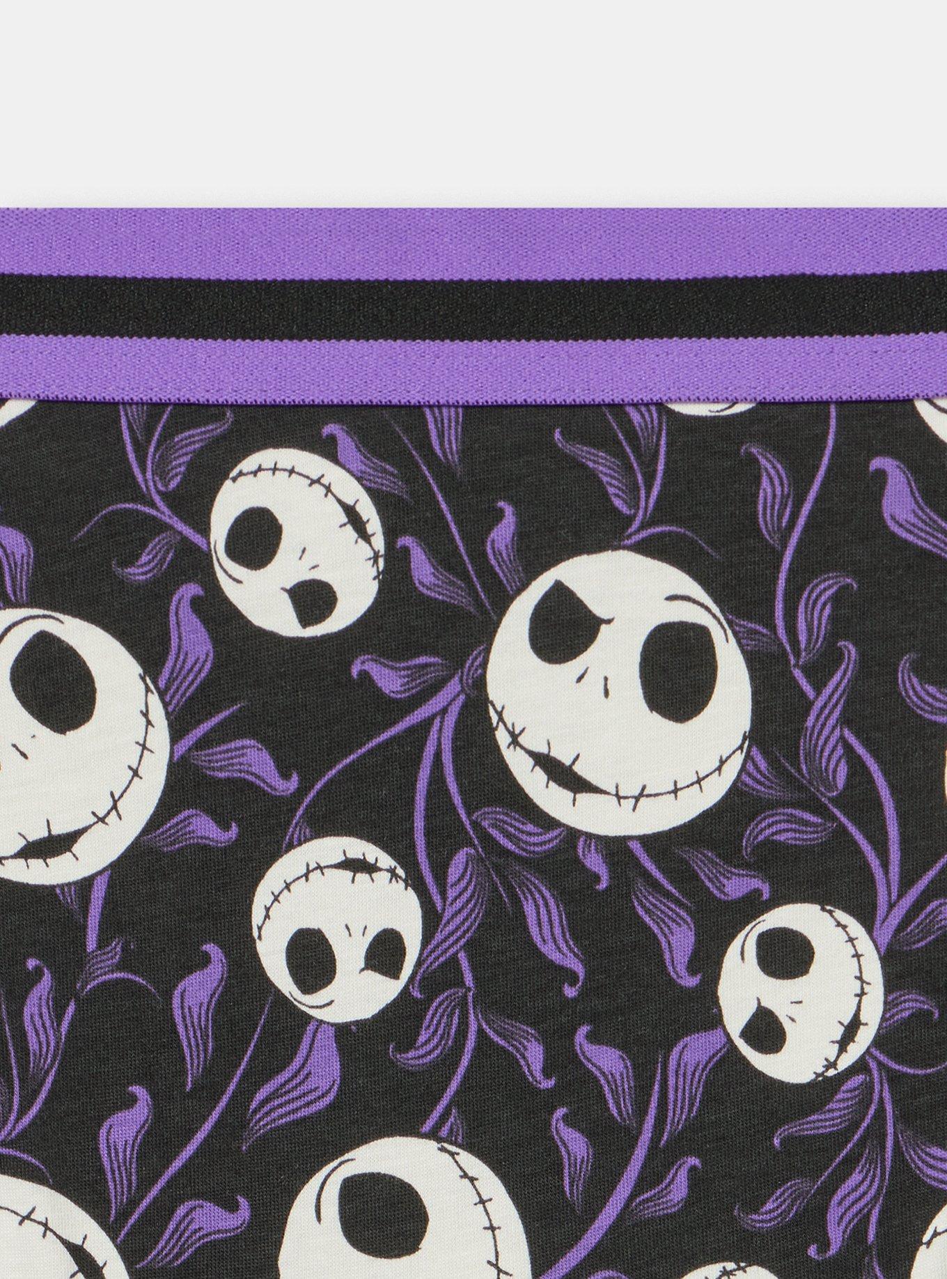 Nightmare Before Christmas Mid-Rise Cotton Brief Panty, MULTI, alternate