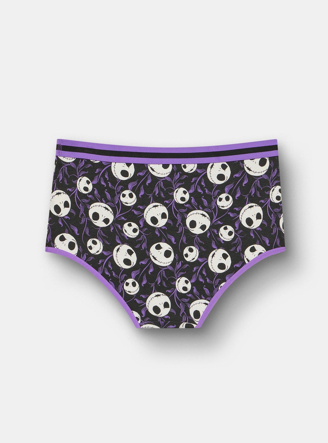 Nightmare Before Christmas Mid-Rise Cotton Brief Panty, MULTI, alternate