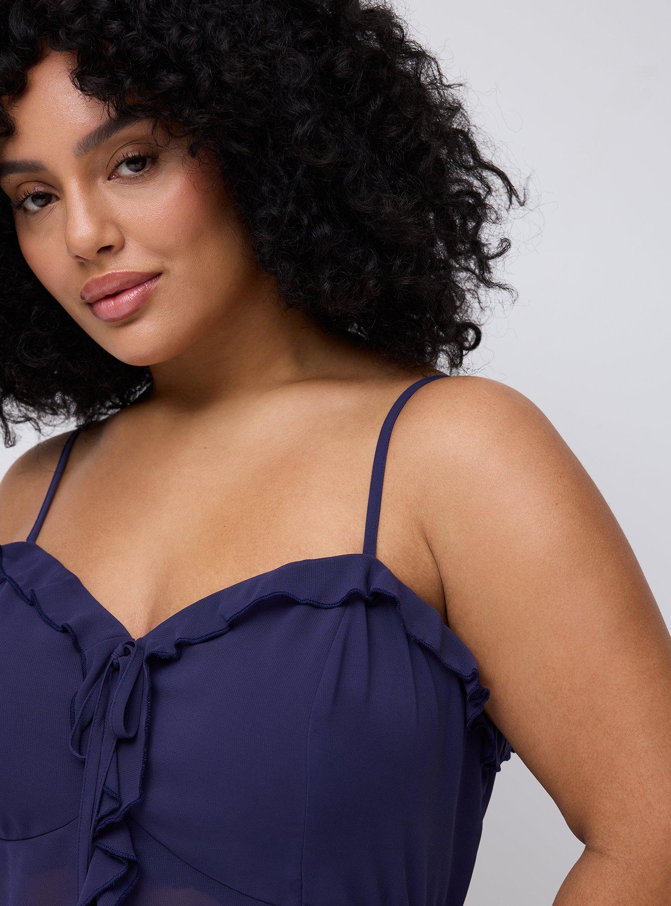 Studio Chiffon Flyaway Top, ECLIPSE, alternate