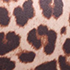 Shine Underwire Longline Lingerie Bra, FIFTIES LEOPARD SMALL NEUTRAL, swatch