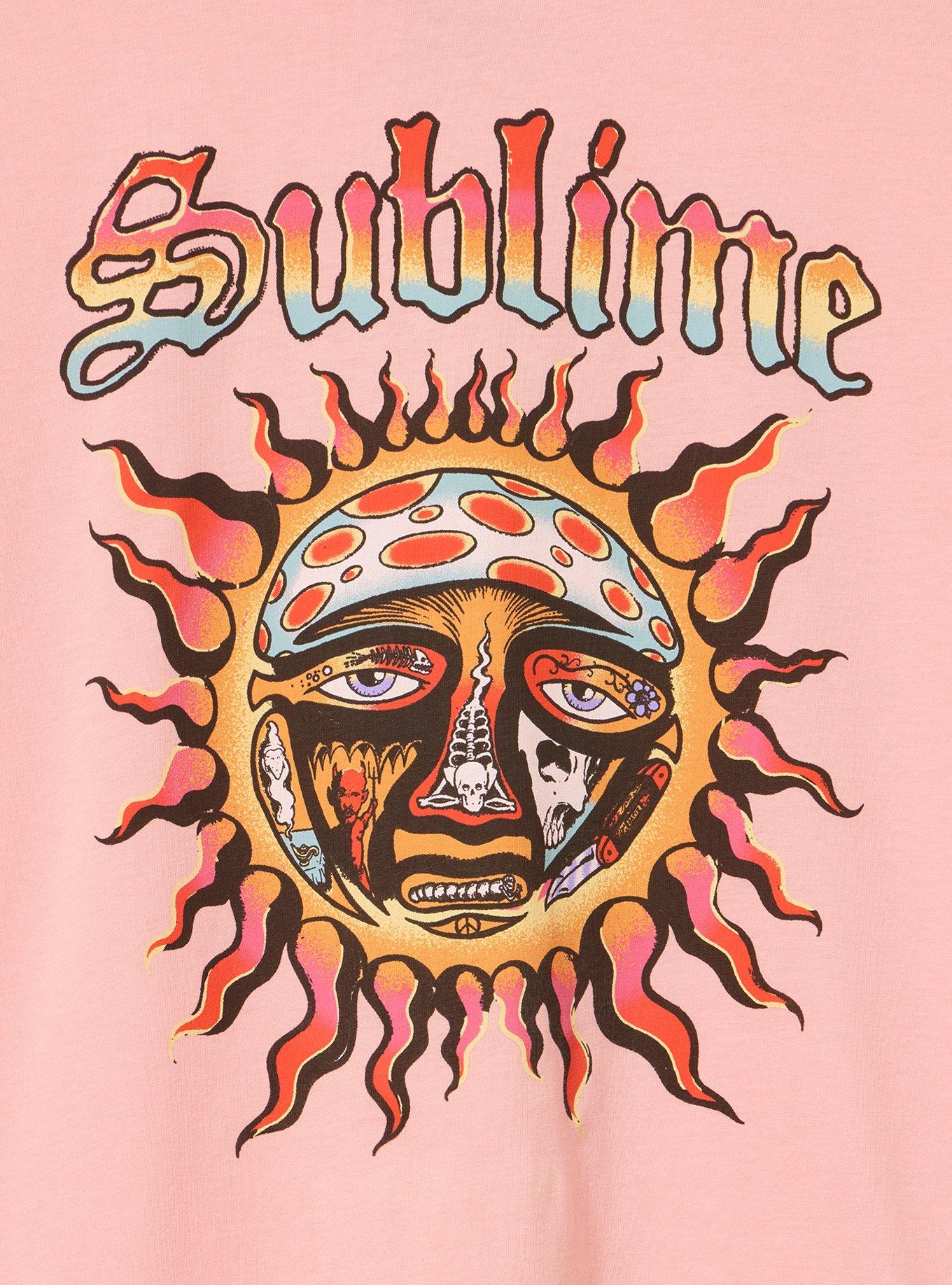 Sublime Classic Cotton Crew Tee, SUBLIME BLOSSOM, alternate