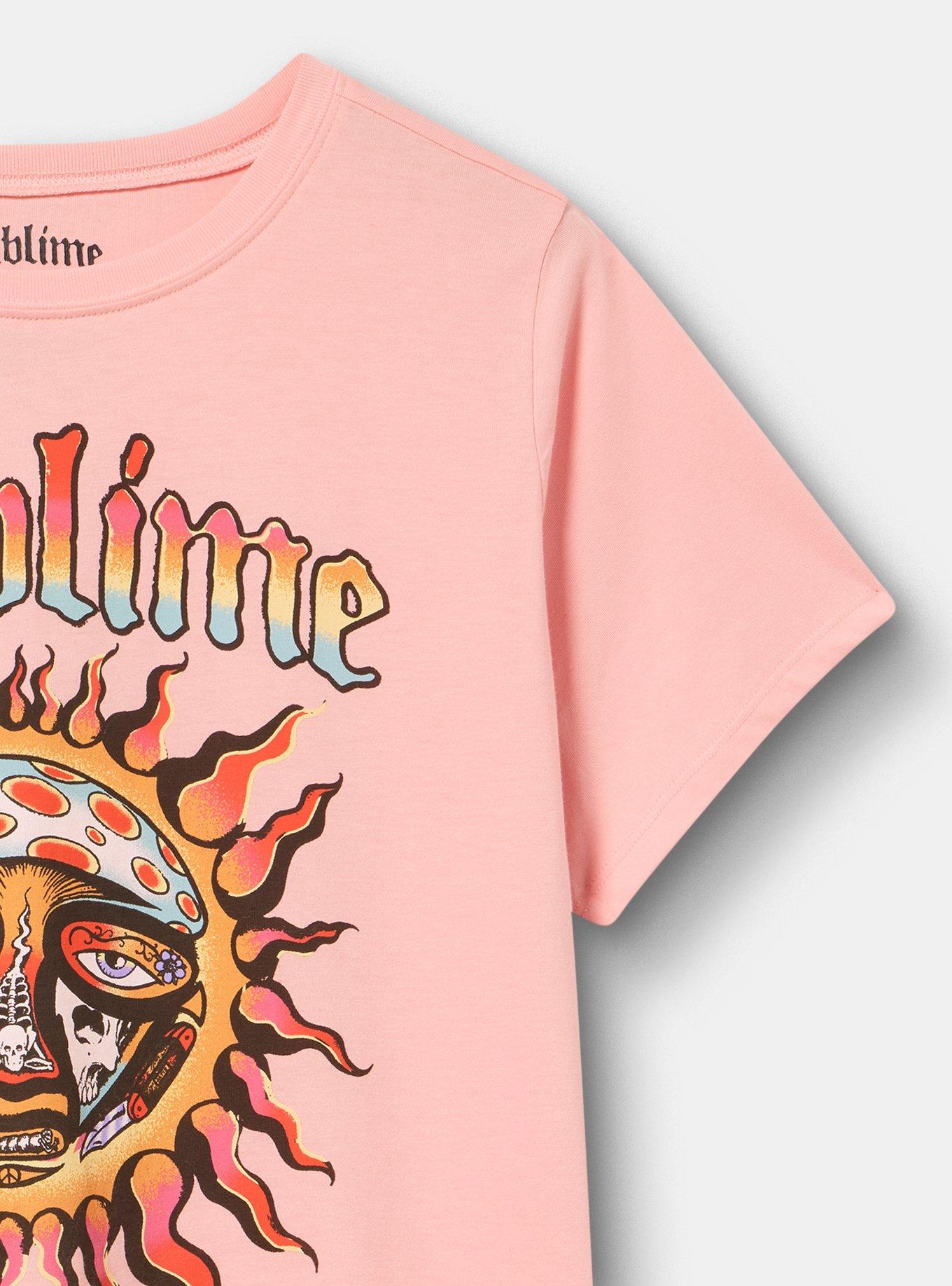 Sublime Classic Cotton Crew Tee, SUBLIME BLOSSOM, alternate