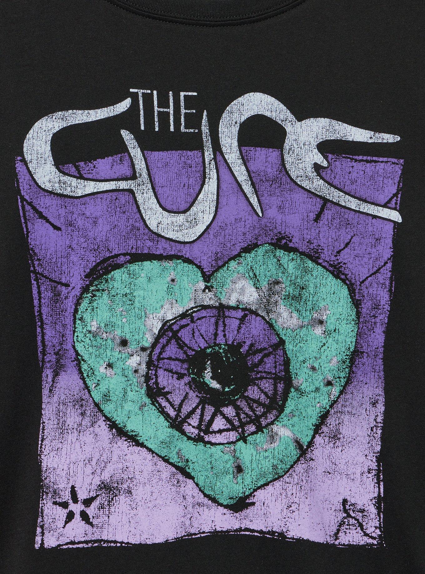 The Cure Classic Cotton Crew Tee, THE CURE HEART DEEP BLACK, alternate