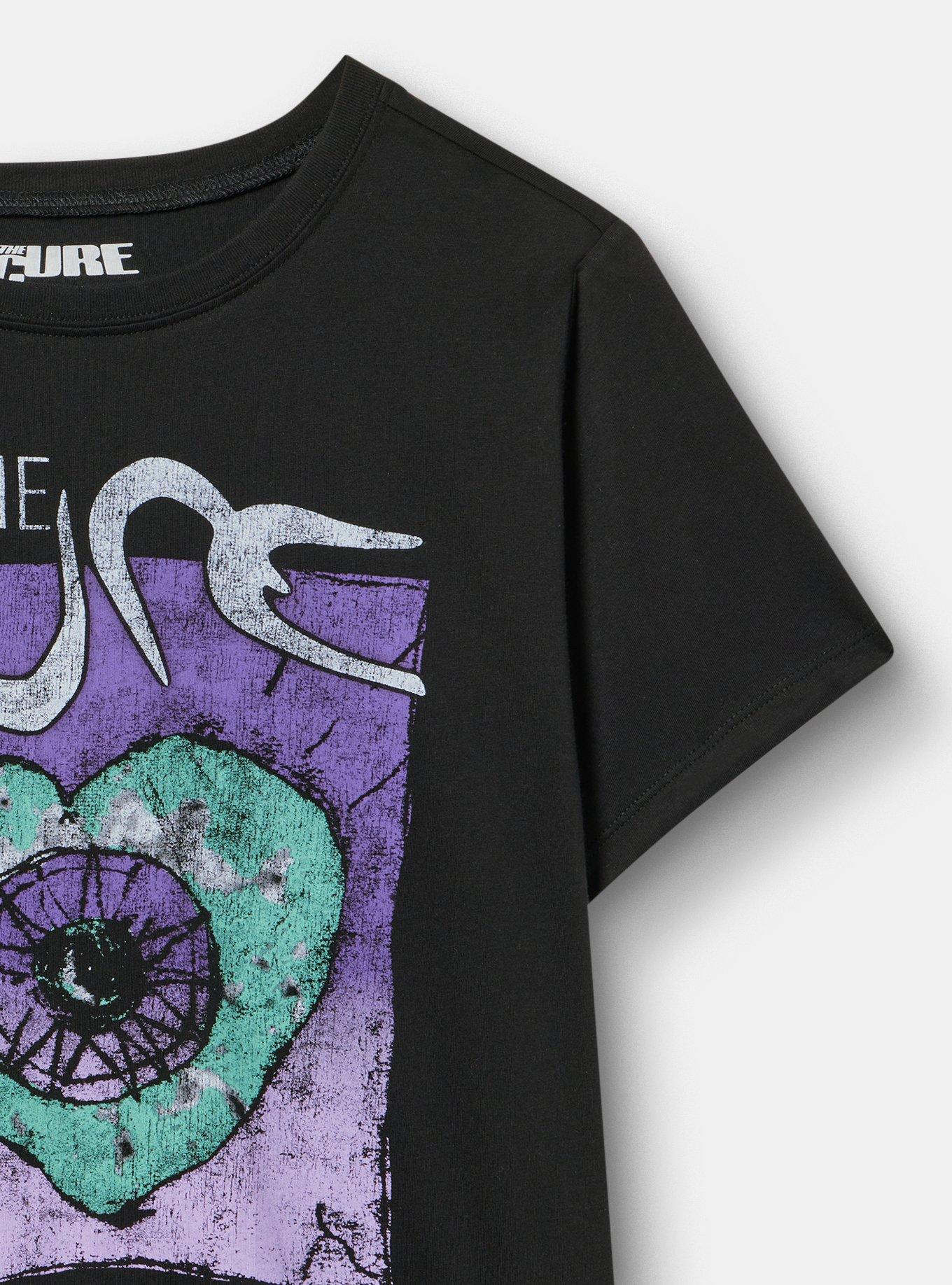The Cure Classic Cotton Crew Tee, THE CURE HEART DEEP BLACK, alternate
