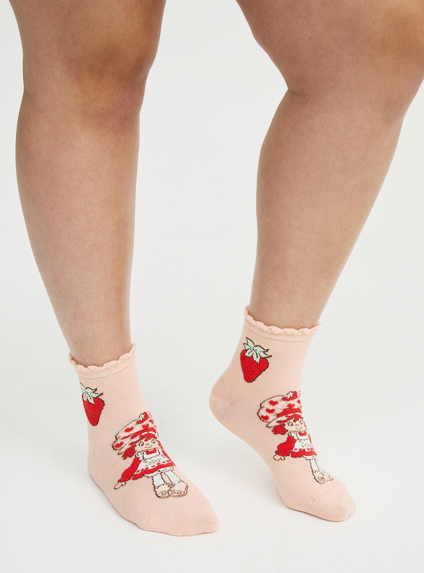 2-Pack Strawberry Shortcake Ankle Socks, MULTI, alternate