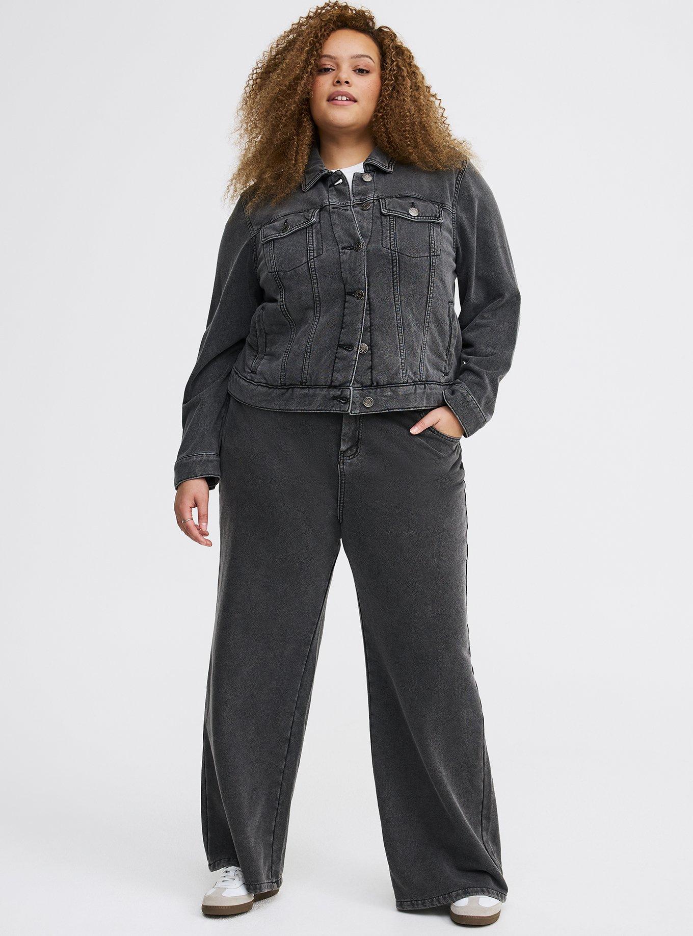 French Terry Trucker, WASHED BLACK, alternate