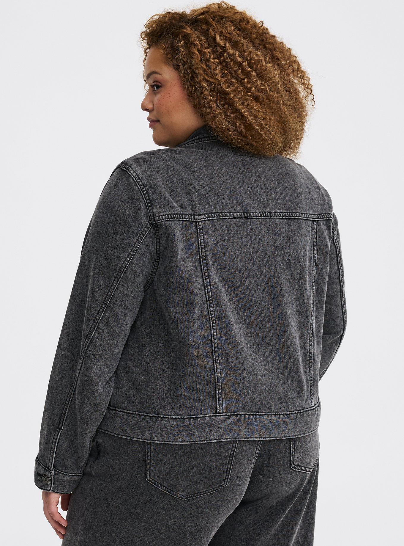 French Terry Trucker, WASHED BLACK, alternate