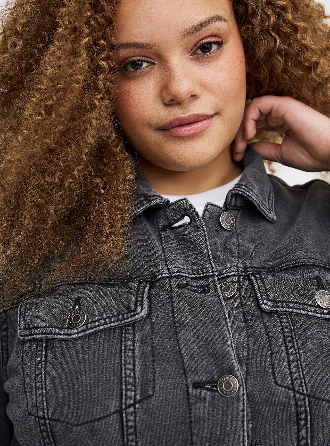 French Terry Trucker, WASHED BLACK, alternate