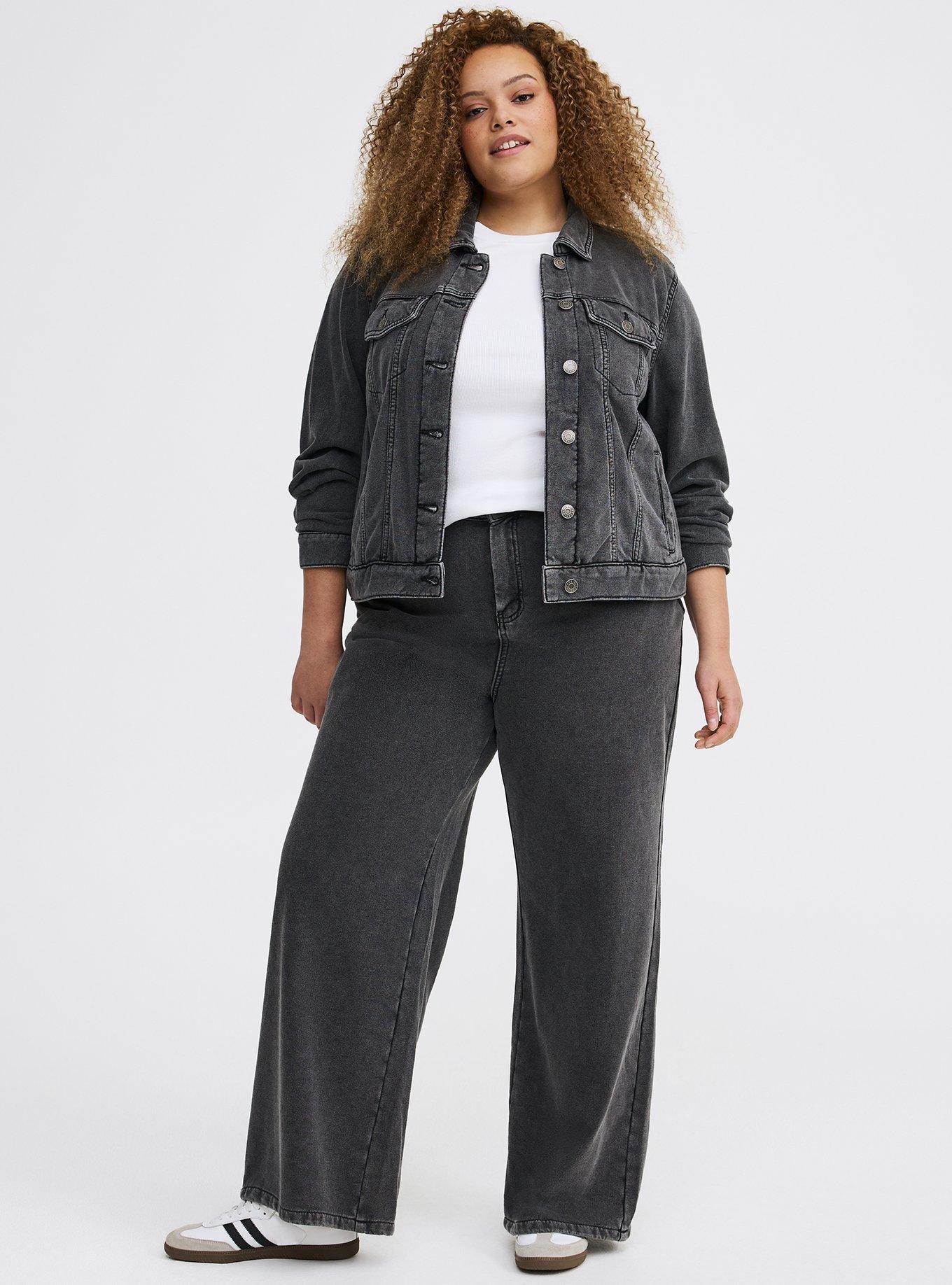 French Terry Trucker, WASHED BLACK, alternate