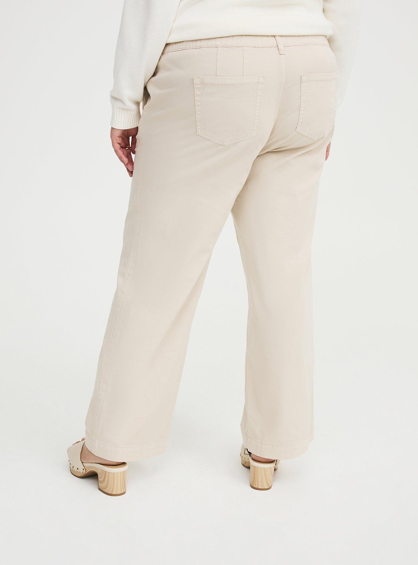 Pull-On Weekend Wide-Leg Mid-Rise Pant, RAINY DAY, alternate
