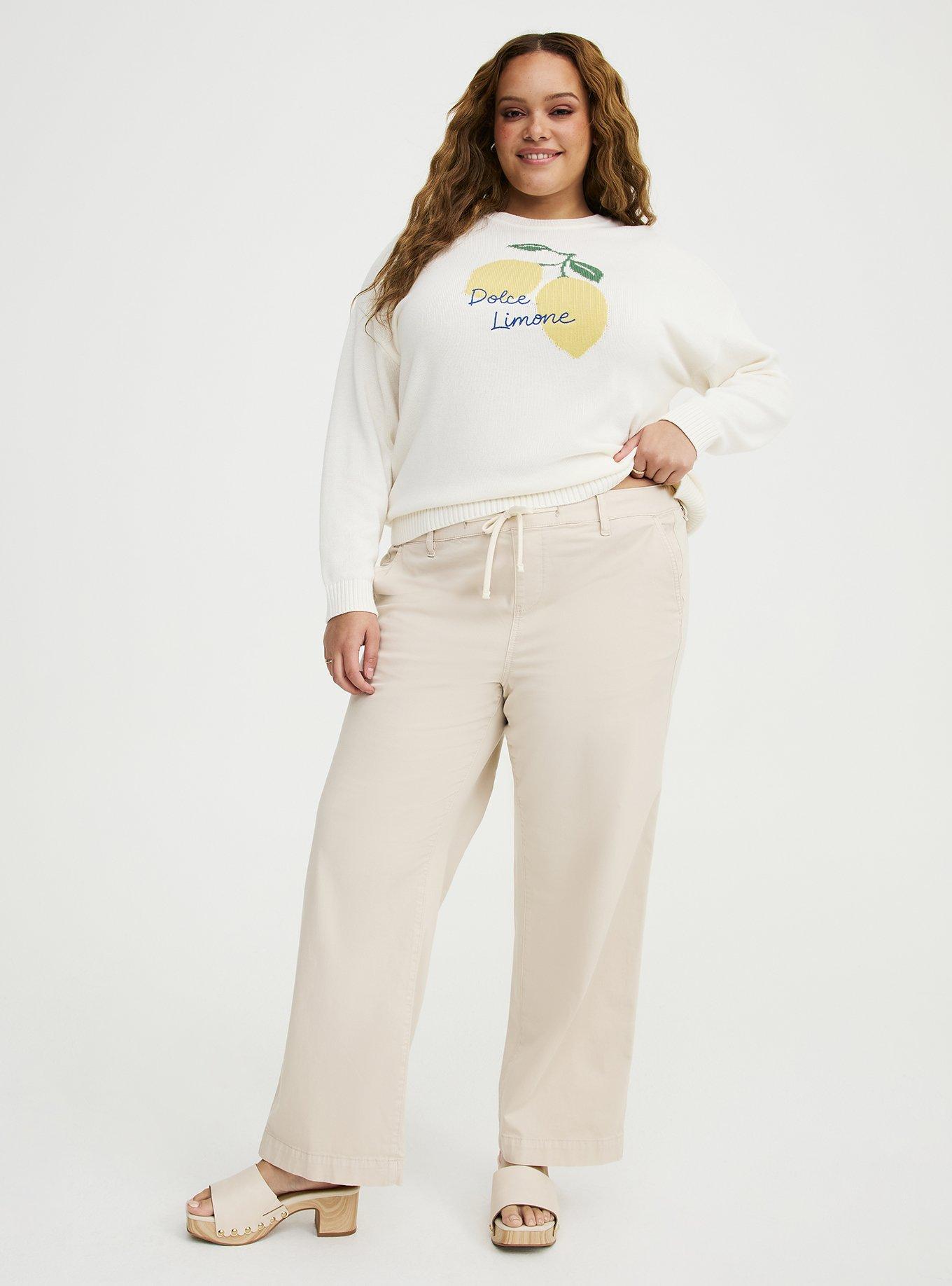 Pull-On Weekend Wide-Leg Mid-Rise Pant, RAINY DAY, hi-res