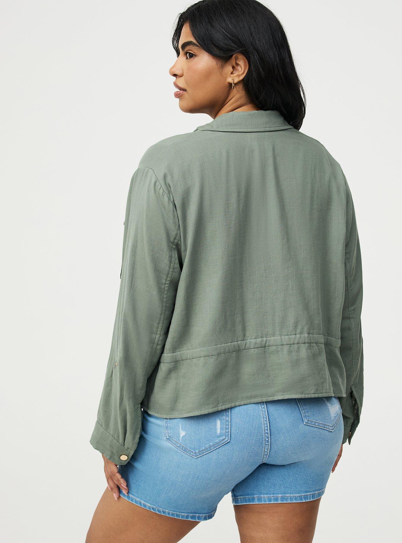 Lightweight Utility Jacket, AGAVE GREEN, alternate