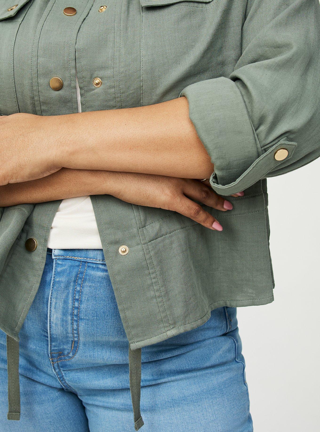 Lightweight Utility Jacket, AGAVE GREEN, alternate