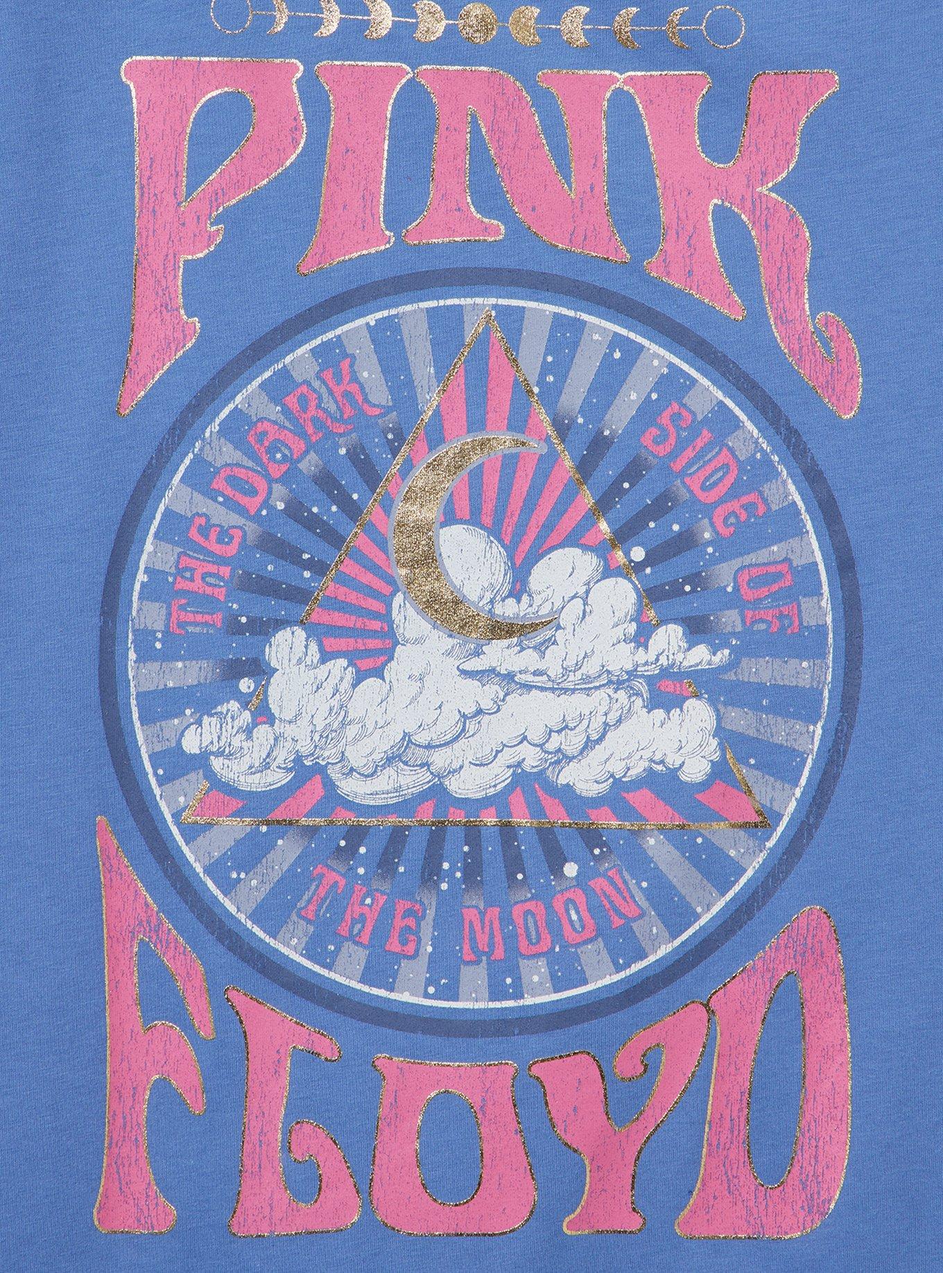 Pink Floyd Off The Shoulder Cotton Jersey Tee, PINK FLOYD MOON BLUE HORIZON, alternate
