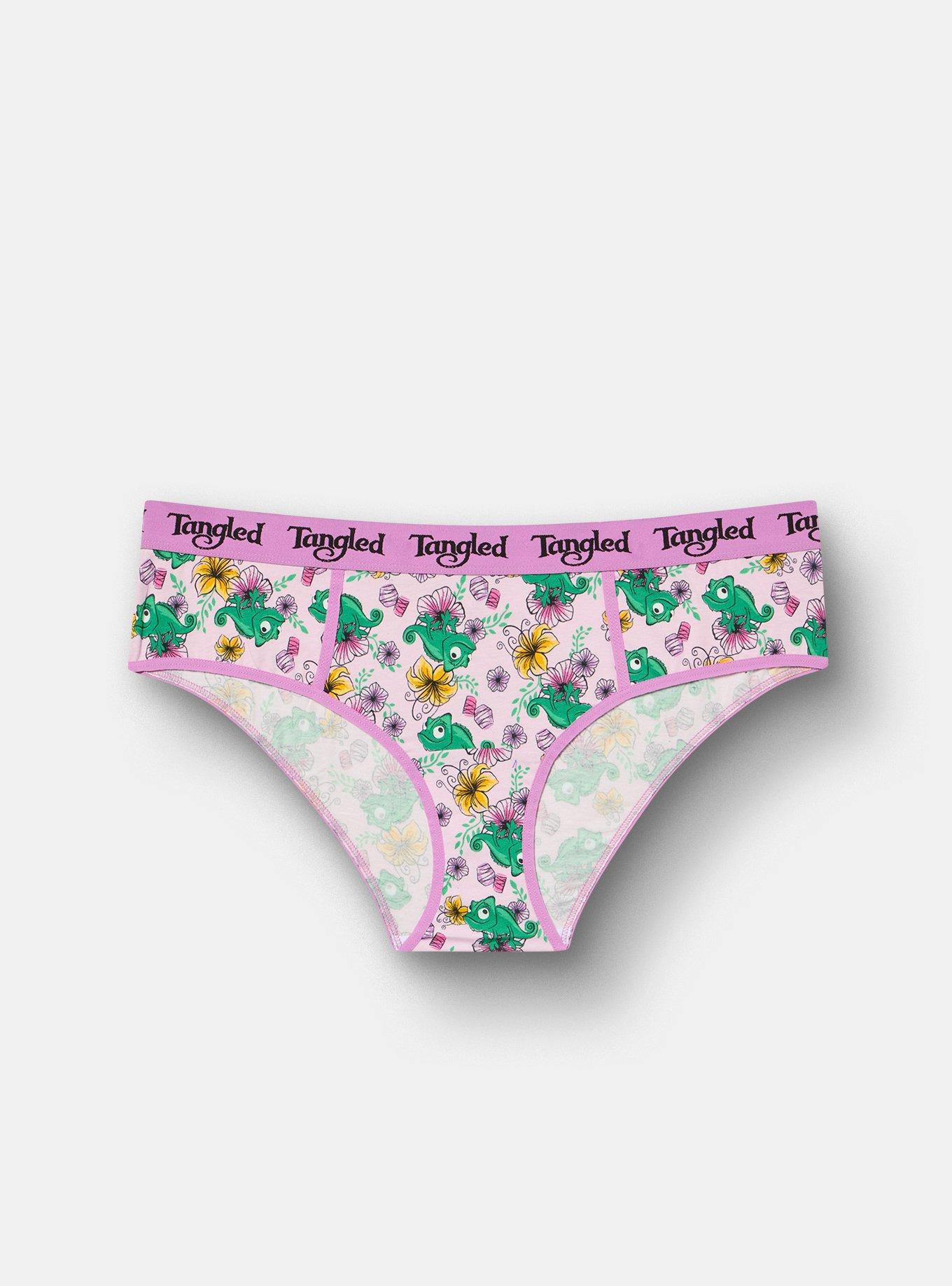 Tangled Mid-Rise Cotton Hipster Panty, MULTI, hi-res