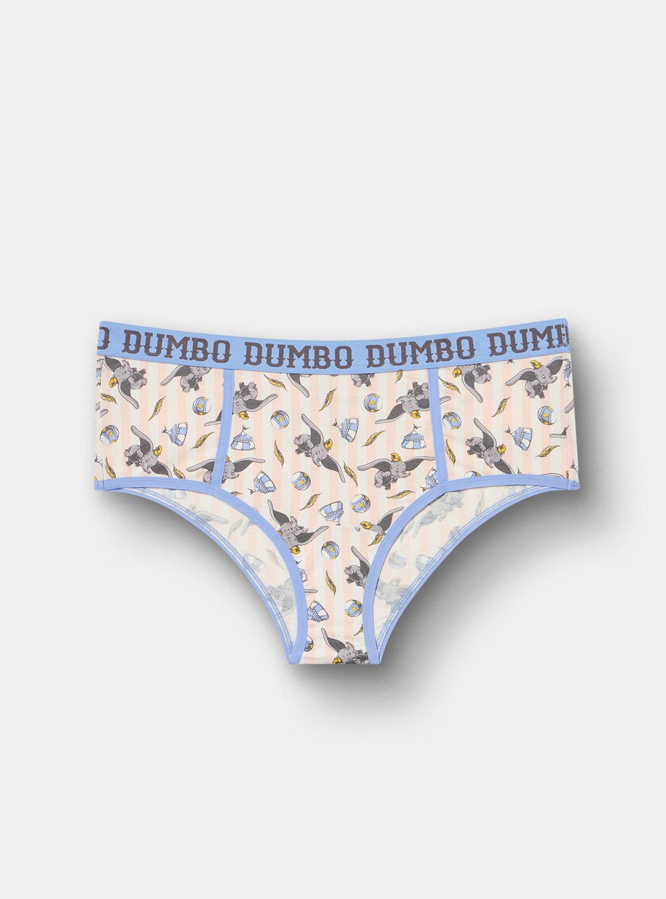 Dumbo Mid-Rise Cotton Cheeky Panty, MULTI, hi-res