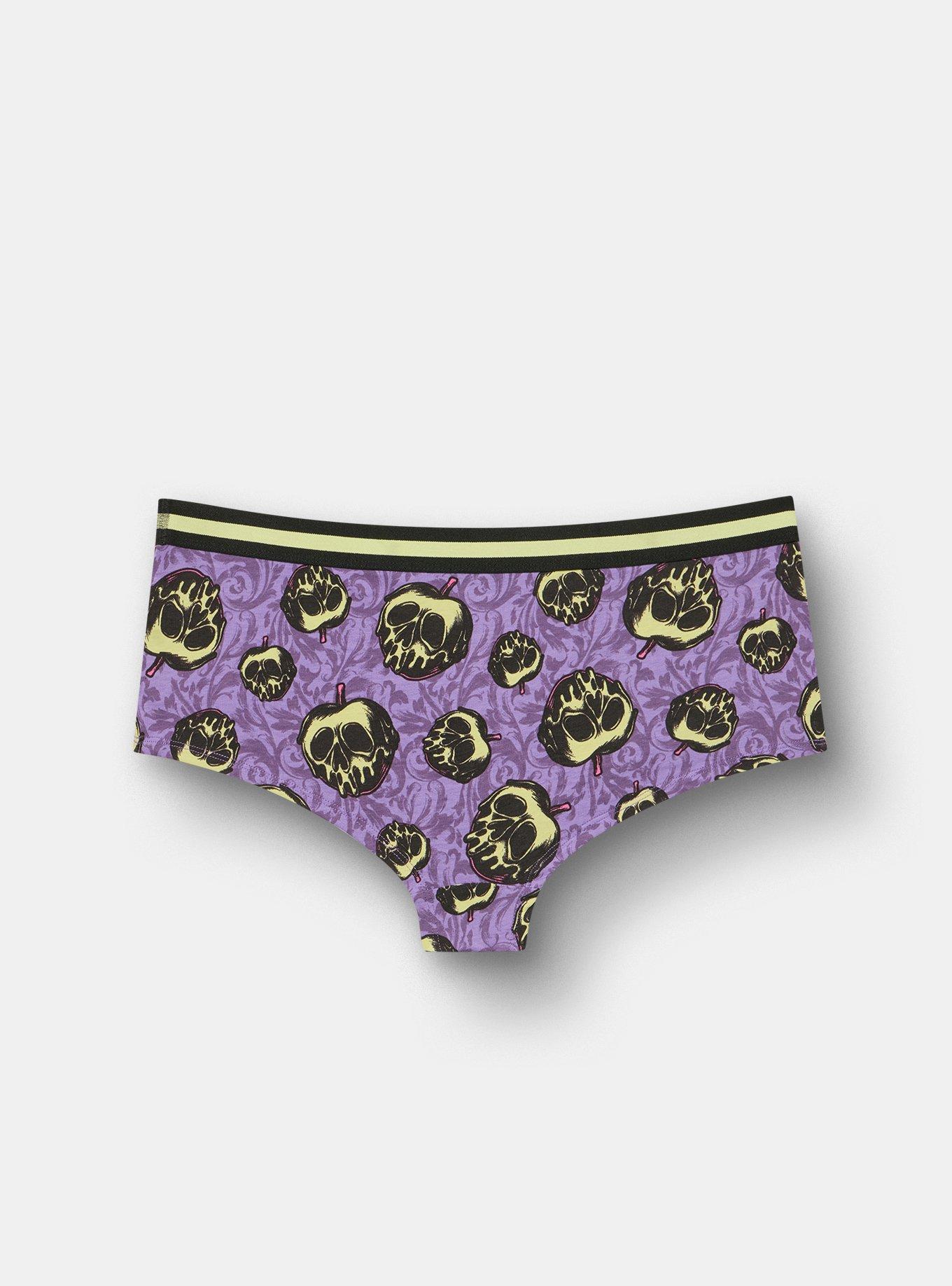 Poison Apple Mid-Rise Cotton Boyshort, MULTI, alternate