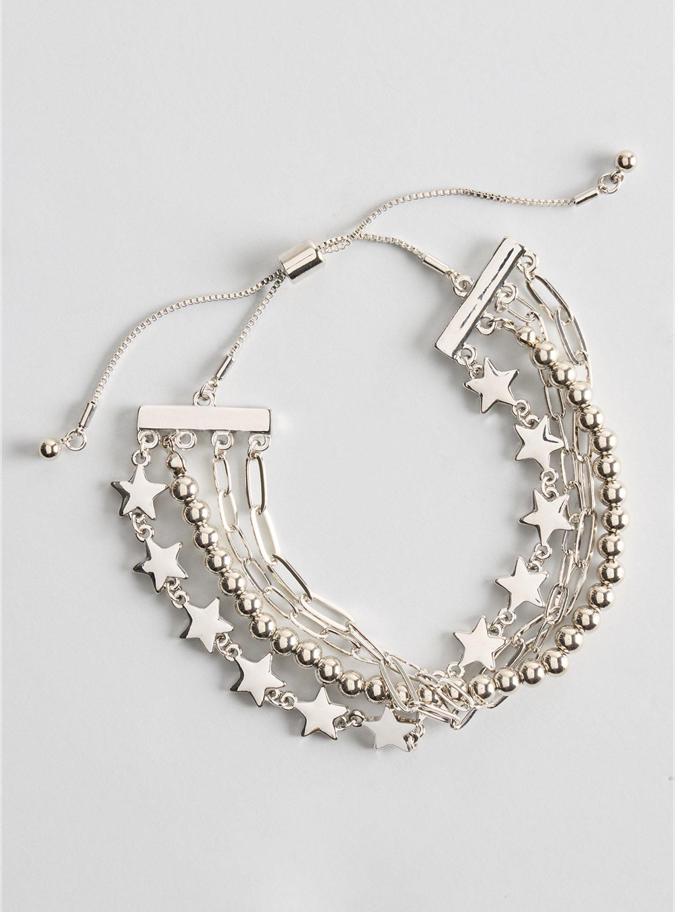 Star Pull Clasp Bracelet, , hi-res