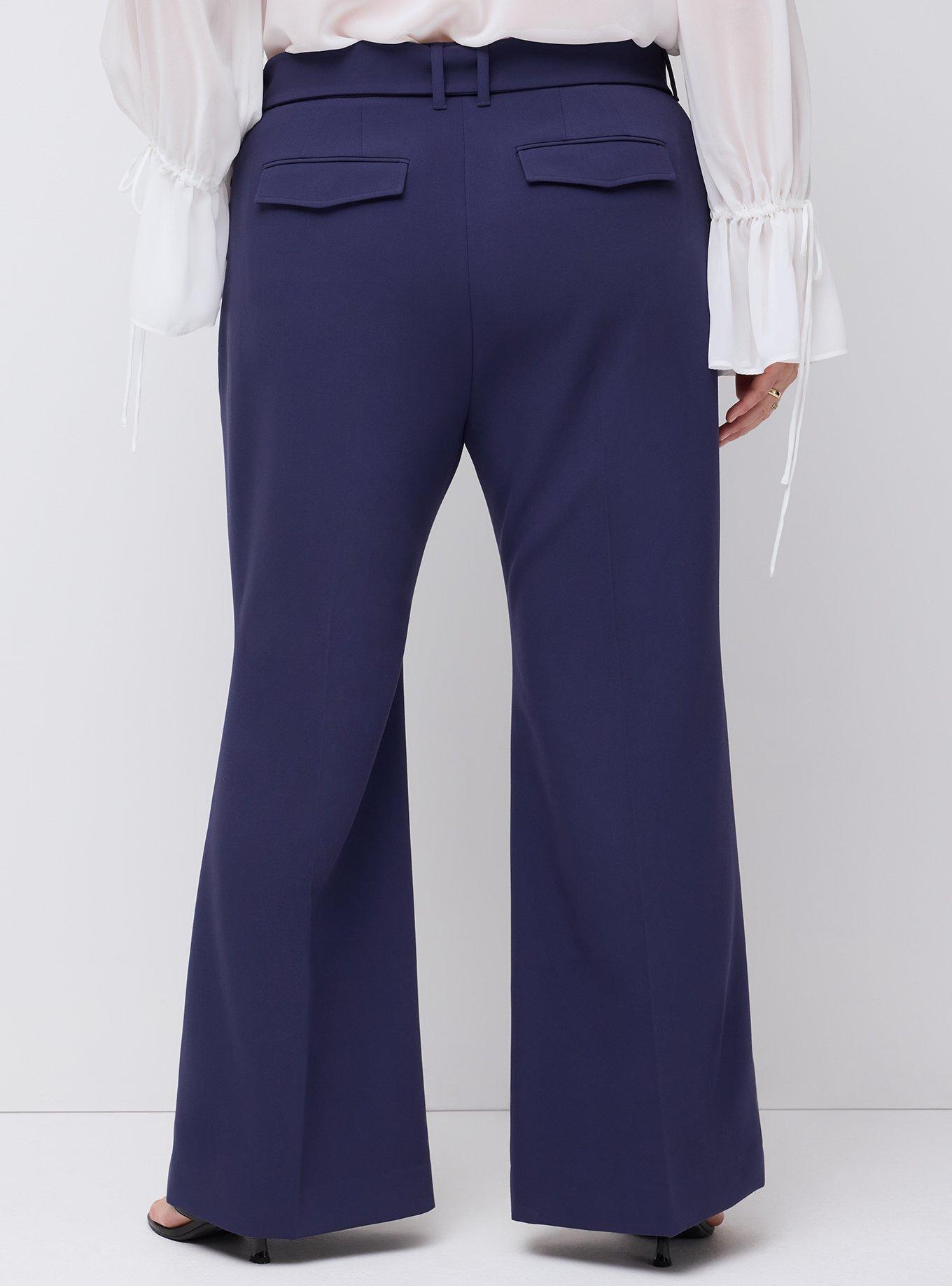 Studio Wide Flare Trouser with Belt, ECLIPSE, alternate