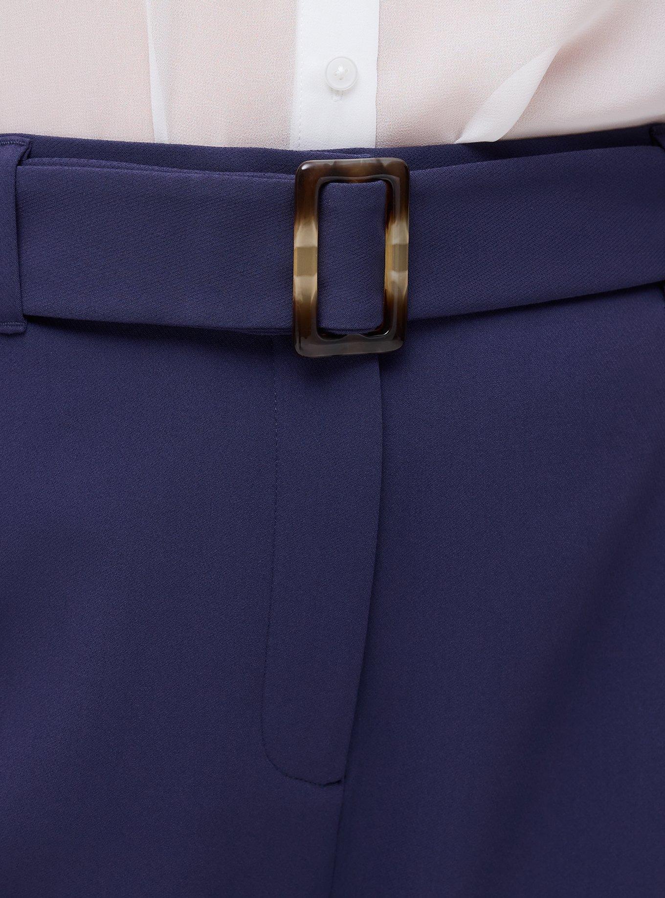 Studio Wide Flare Trouser with Belt, ECLIPSE, alternate