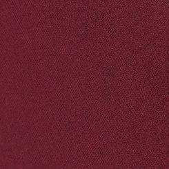 Plus Size Studio Wide Flare Trouser with Belt, MAROON BANNER, swatch