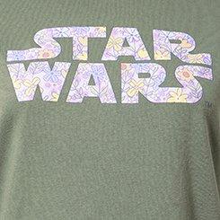 Disney Star Wars Relaxed Fleece Hoodie, STAR WARS FLORAL AGAVE GREEN, swatch
