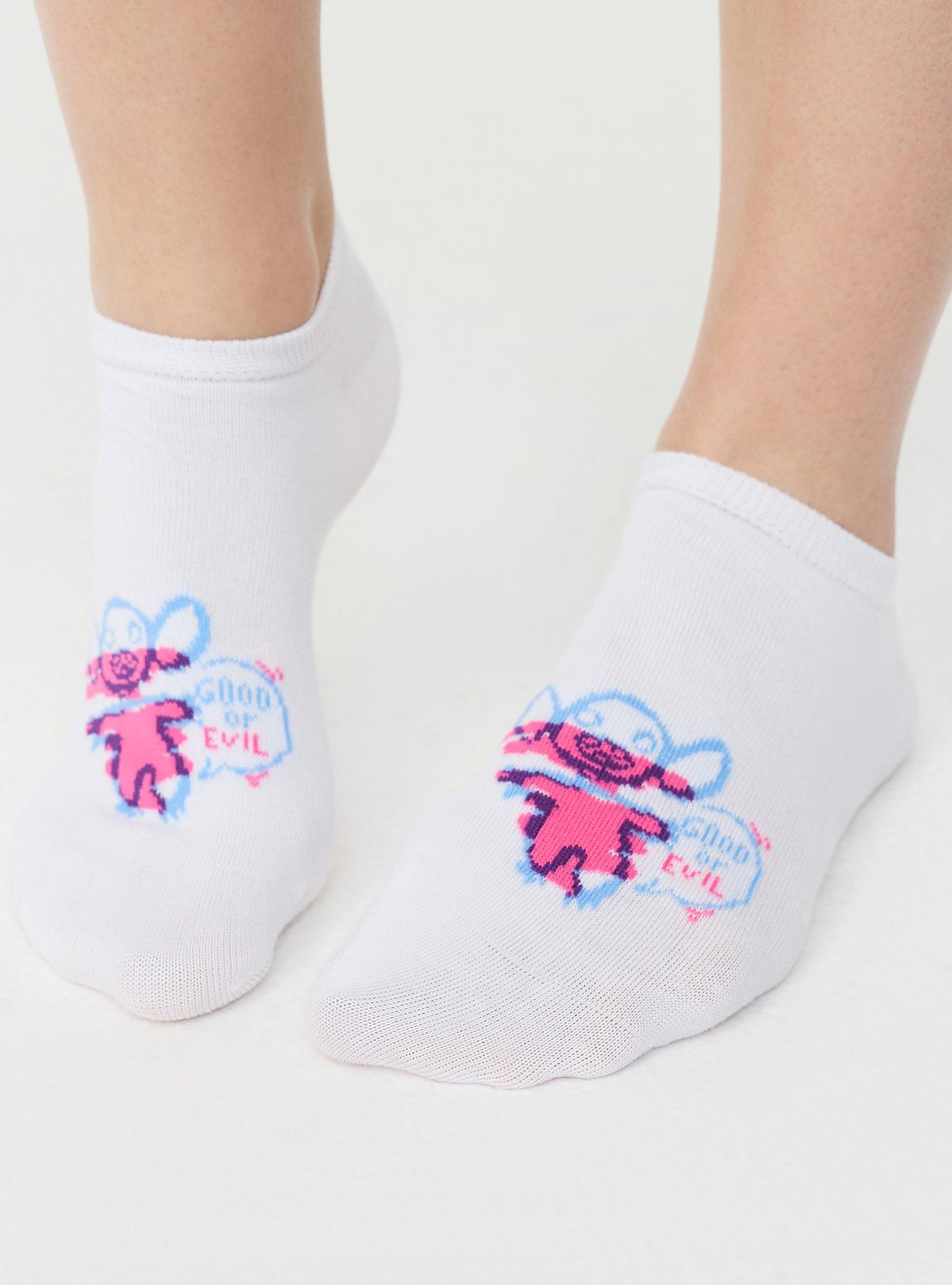 5-Pack Stitch Low-Cut Socks, MULTI, alternate