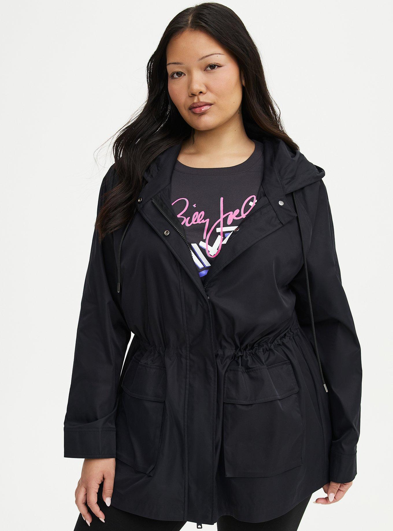 Hooded Utility Jacket, DEEP BLACK, alternate