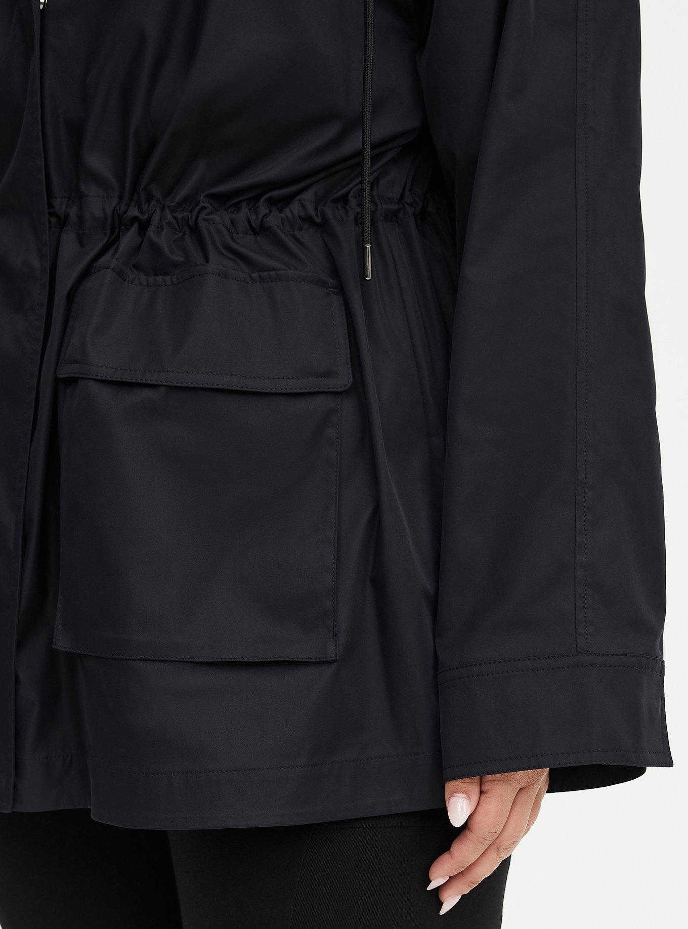 Hooded Utility Jacket, DEEP BLACK, alternate