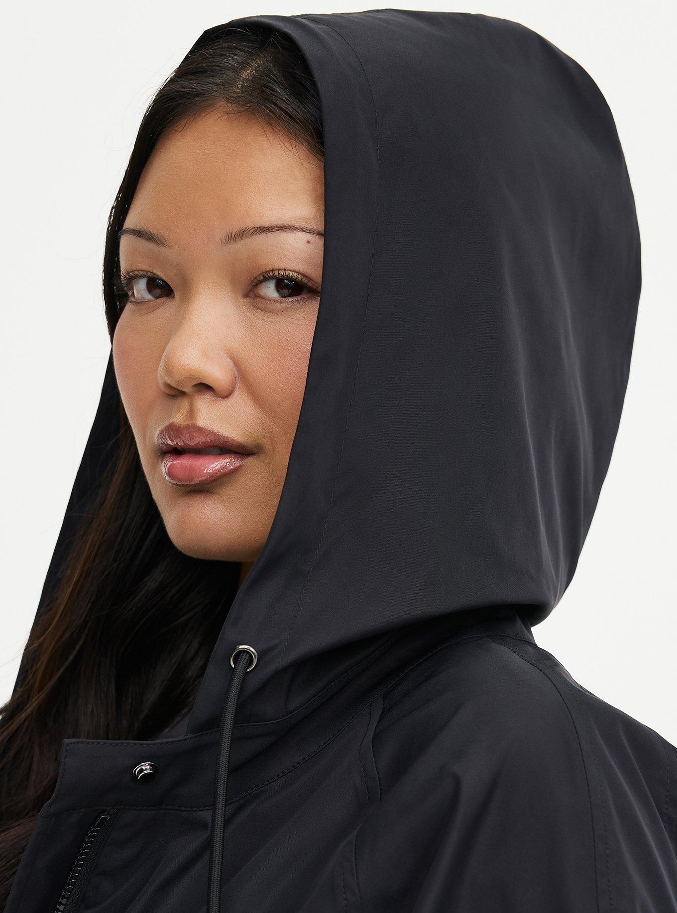 Hooded Utility Jacket, DEEP BLACK, alternate