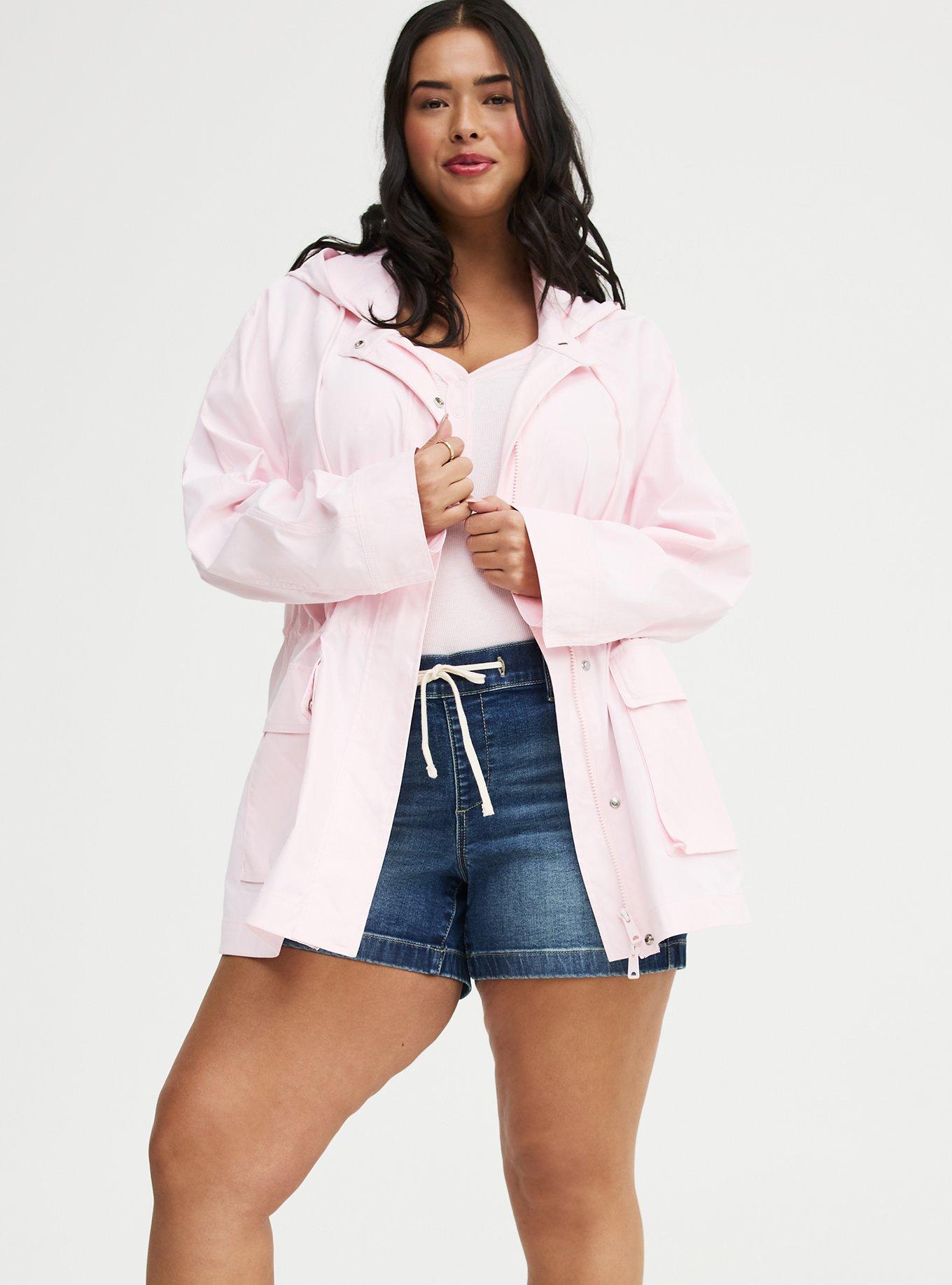 Hooded Utility Jacket, BARELY PINK, alternate