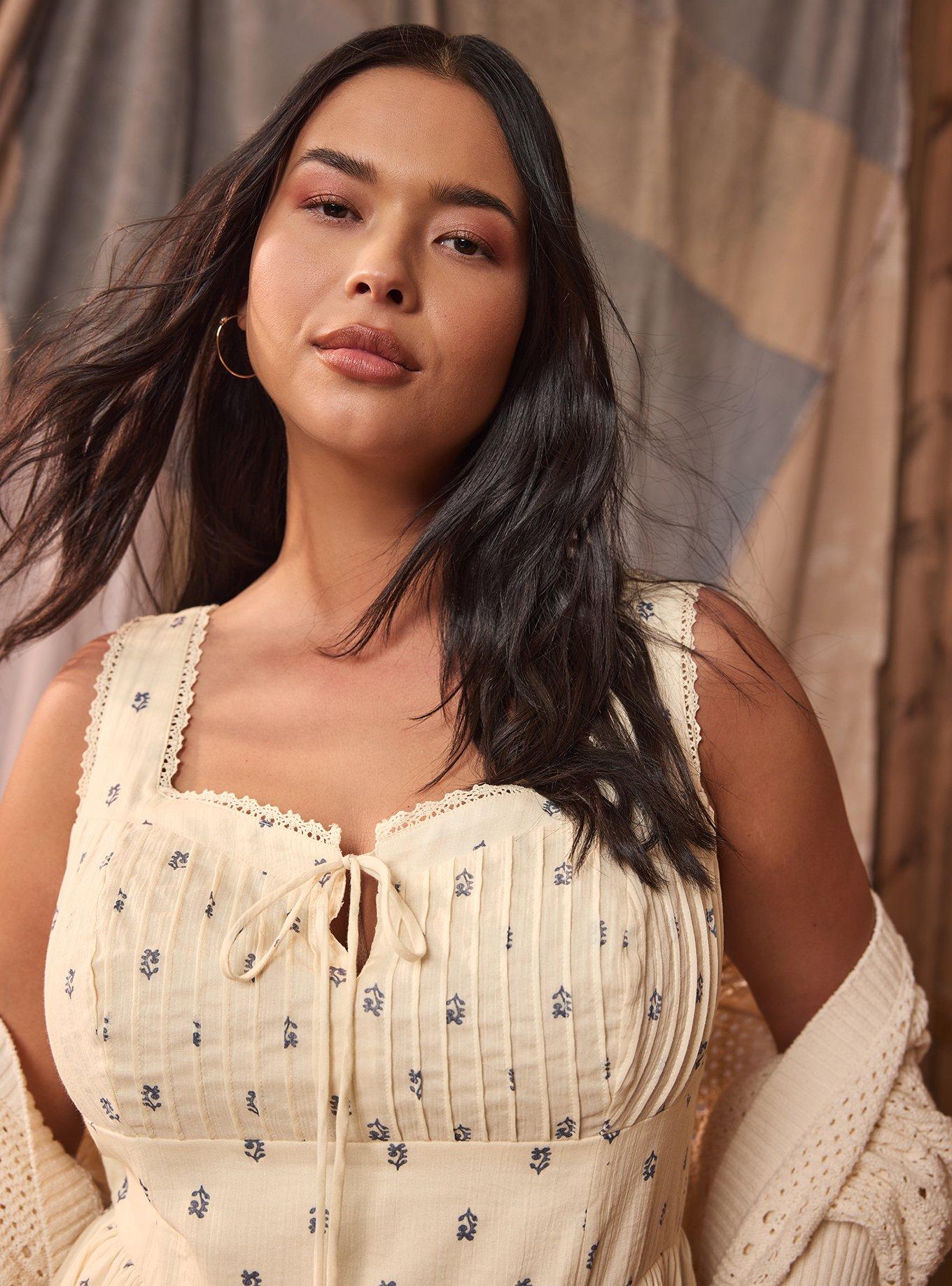 Festi Tie-Front Dress, CURLING MOTIF IVORY, alternate