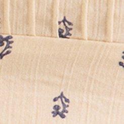 Festi Tie-Front Dress, CURLING MOTIF IVORY, swatch